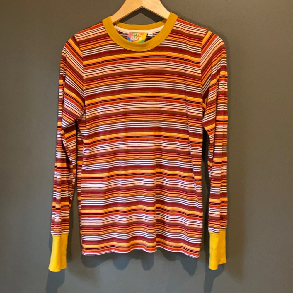 Big bud press long sleeve striped T-shirt
